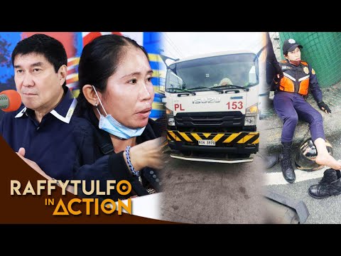 TRAFFIC ENFORCER, NAGULUNGAN NG TRUCK SA SKYWAY!