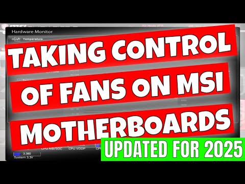 How To Setup & Configure MSI Motherboard PC Fans & AIO Cooling