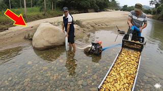 Goldsuche: Unglaublicher Fund im verborgenen Fluss! #gold