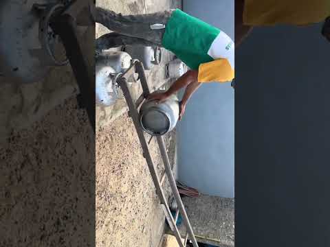 Ótima ideia pra descarregar botijao de gás