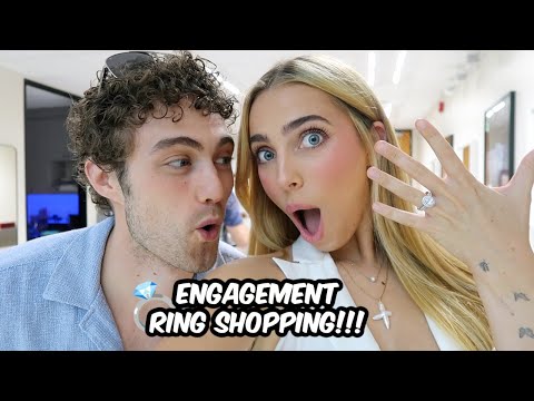 We went engagement ring shopping