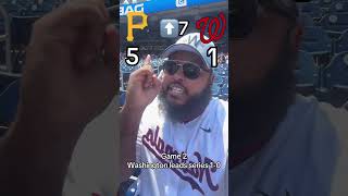 How Nats Fans Reacted To The Pirates Series