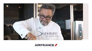 Nouvelle offre culinaire par Yves Camdeborde dans les salons Air France long-courriers de Paris CDG