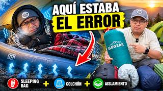 Cómo NO Pasar Frío Acampando | Sleeping Bag, Colchón y Aislamiento