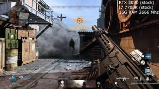 Bench - Bêta Call of Duty Modern Warfare 2019 - RTX 2080 - 7700K