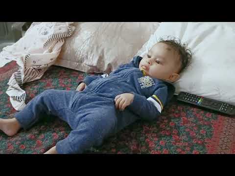 The baby👶watching TV carefully|| Baby growth and ||5-6 Month old||