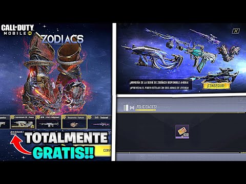 TRUCO PARA OBTENER LAS 6 ARMAS LEGENDARIAS GRATIS EN LA NUEVA SERIE DE ZODIACS EN COD MOBILE S5.....