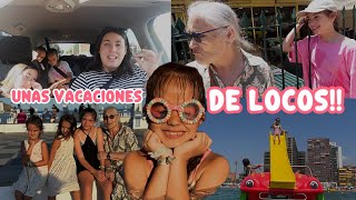 Vacaciones en familia LOCAS🏖️ (pasan muchas cosas)  Mía se enfada y Mi abuela nos sorprende 🙄✌️