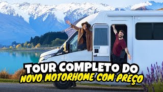 TOUR pelo nosso NOVO MOTORHOME na Nova Zelândia