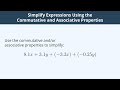 Simplifying Expressions with Properties