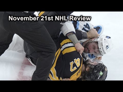 Reviewing November 21st NHL Games