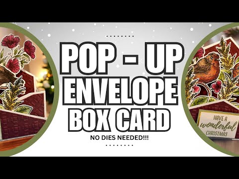 NO DIES NEEDED | Pop-Up Envelope Card!