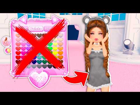 DRESS TO IMPRES PERO NO PUEDES COLOREAR NADA 😱❌ Roblox