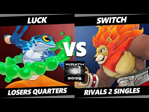 Wrath 2025 TOP 8 - Luck (Ranno) Vs. Switch (Zetterburn) Rivals of Aether II - RoA2