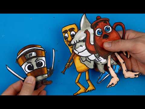 WHO WINS? Cappuccino Assassino vs Brainrots For $10,000 DIY Paper Crafts #italianbrainrot