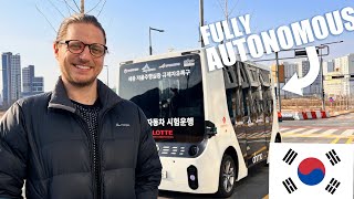 I Rode a Fully Autonomous Shuttle in South Korea!