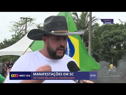 Exclusivo: "As manifestações são um direito democrático de cada um", afirma Zé Trovão | SCC Meio-Dia