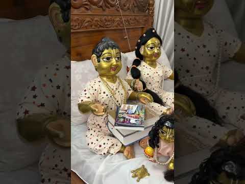 অদ্ভুত লীলা করলেন ভগবান      নিজের হাতে খাবার নিয়ে খেলেন 🙌🙏হরিবল