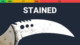 Talon Knife Stained Wear Preview