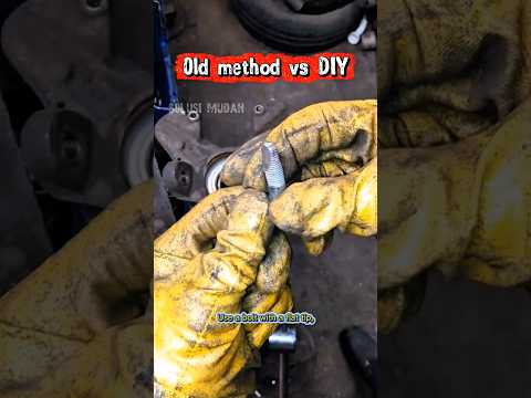 Flat Bolt Trick to Install & Remove Shock Absorber from Knuckle. Old Method vs DIY