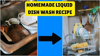 Make Dish Wash Liquid at Home | Sparkling Clean Dishes Every Time!