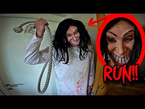 SMILING WOMAN ESCAPE IN REAL LIFE (HORROR POV)