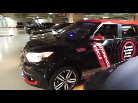 기아자동차 쏘울 EV, 완전자율주차(자율주행) 영상 (Video of KIA Motors SOUL EV with the Autonomous Valet Parking)