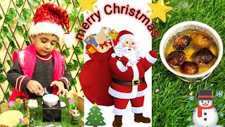 🎅senta clause ke liye bnayi gulabjamun🎅| #miniaturecooking | tyni cooking| mini fareeha