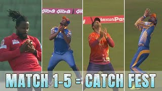 BPL 2025 Catch Storm! Insane Grabs from Matches 1 to 5 / Bangladesh Premier League 2025