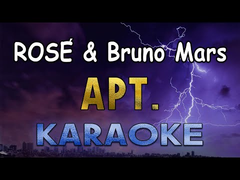 APT. - ROSÉ & Bruno Mars (KARAOKE VERSION)