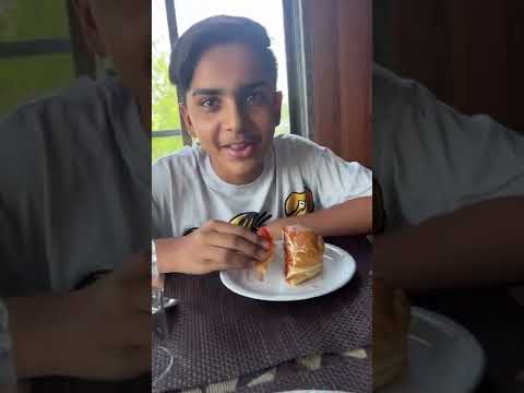 Burger Eating Challenge On Floor In 5 Star Hotel !! 🤯 #shorts