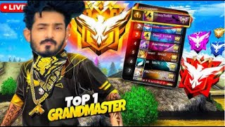 New Rank S45 Grandmaster Top 1 Live Rank Push 😍 #freefire #live #tonmoythebot