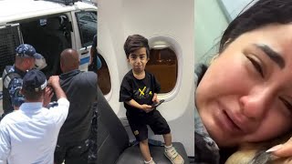 مسافر انا وحساني لابوبو وكضو الشرطه وحبيبته تبجي عليه😂🤦🏼‍♂️