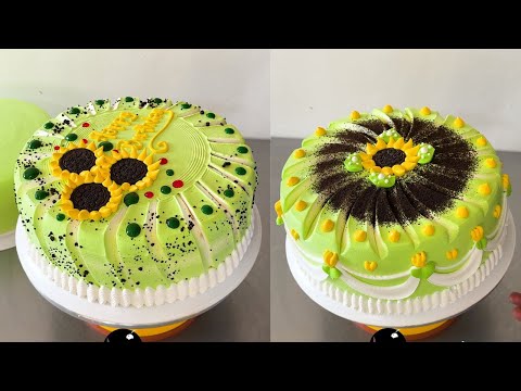 tortas canalados con flores de girasol - bellisimo