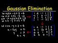 Gaussian Elimination and Matrix Operations