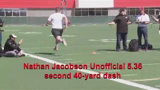 Former UNLVFB OL Nathan Jacobson Pro Day