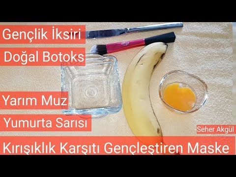 Kırışıklık Karşıtı Doğal Maske, Evde Çok Ucuza Botoks Yapın