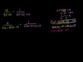 Factoring and Simplifying Expressions