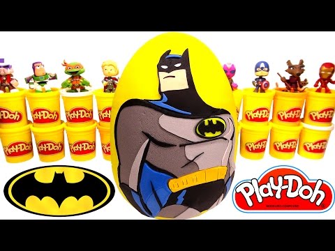 Batman Sürpriz Yumurta Oyun Hamuru - Galaksinin Koruyucuları Ironman Transformers Spiderman