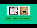 Punctuation and Sentence Structure Concepts