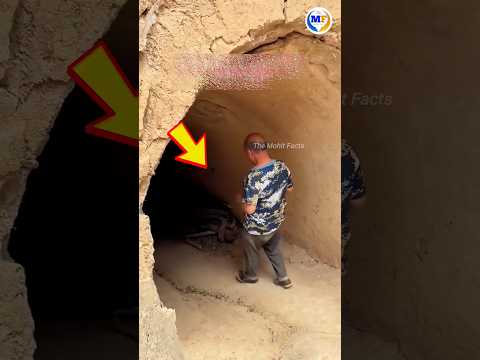 What did this man do in the mud cave. #shortsvideo