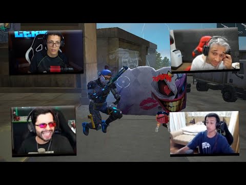 REAÇÃO DOS FAMOSOS AO ME VEREM JOGAR! 😯🔥