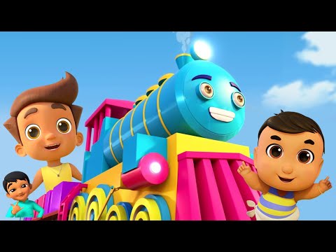 Chuk Chuk Rail Chali | छुक छुक रेल चली | Hindi Rhymes for Children