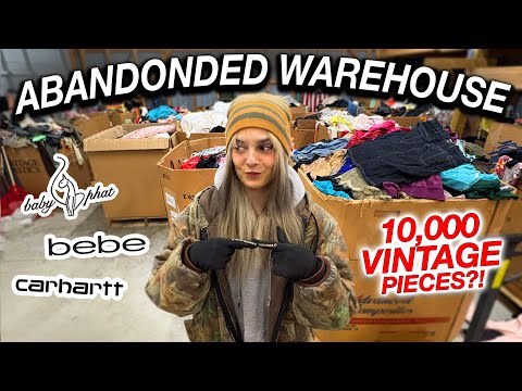 DIGGING THROUGH 20,000 LBS OF VINTAGE CLOTHING!