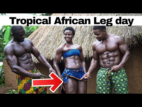 Tropical African strong leg workout