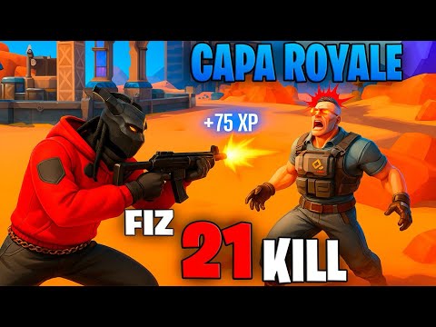 Partida Insana 21 Kill - Jogo do Cerol #caparoyale  #battleroyalegame
