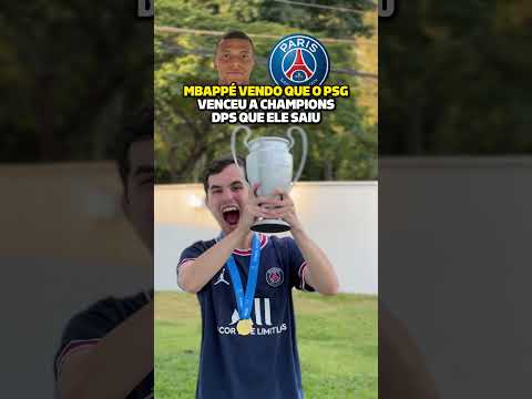 Ficou sem Champions, Mbappé! #shorts #psg #championsleague