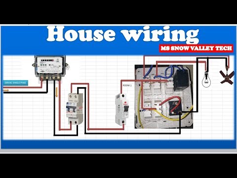 Download Single phase house wiring connection||house wiring in hindi||house wiring kaise kare ...