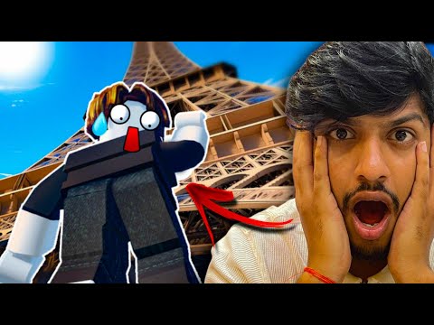 I Climbed 15KM to the Top of Burj Khalifa in Roblox!