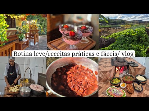 Manhã comigo e Dani/ sobremesa tentação/doce de banana/ fiz banha/ almoço fresquinho/cuidados no lar